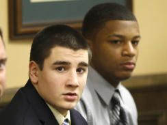 Mays and Richmond during the Steubenville rape trial.